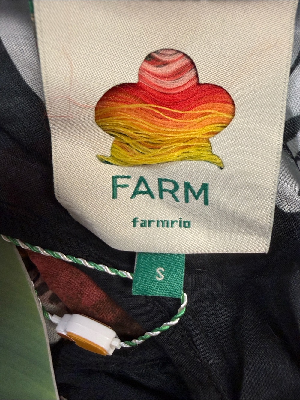 FARM RIO COPACABANA BEACH MULTICOLORED MAXI DRESS - S - Picture 7 of 10